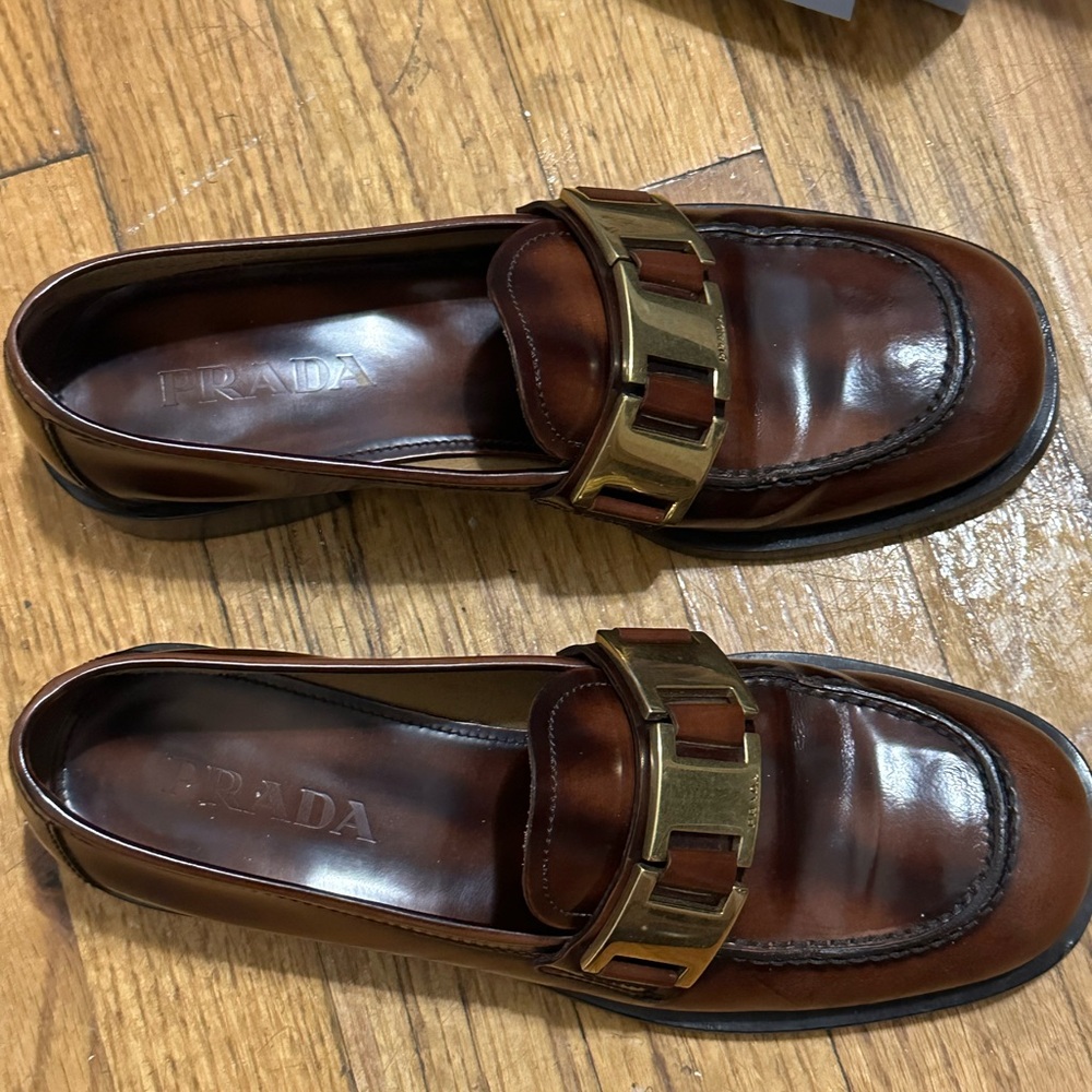 Prada Women’s Brown Loafers